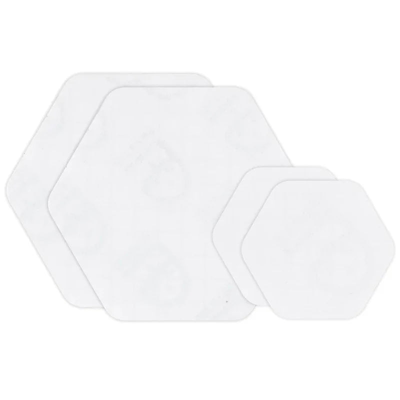 Gear Aid Tenacious Tape Hex Patches BLACK/CLEAR No Size