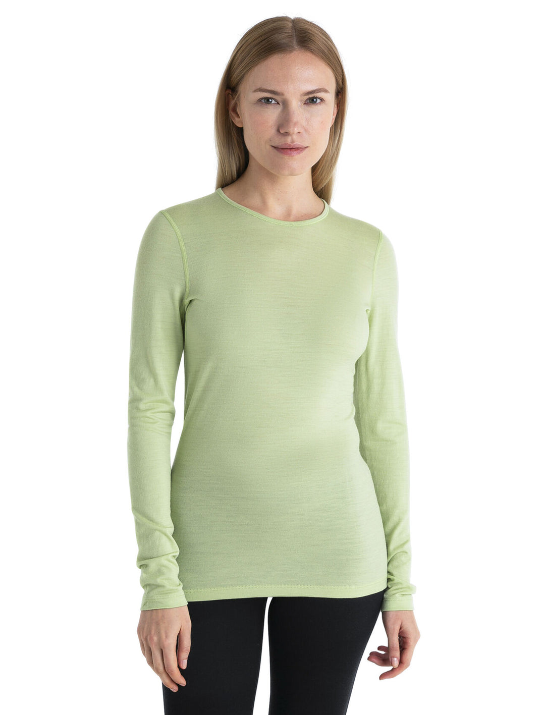 Icebreaker Womens Merino 200 Oasis LS Crewe BAJA