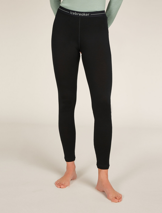 Icebreaker Womens 260 Tech Leggings BLACK