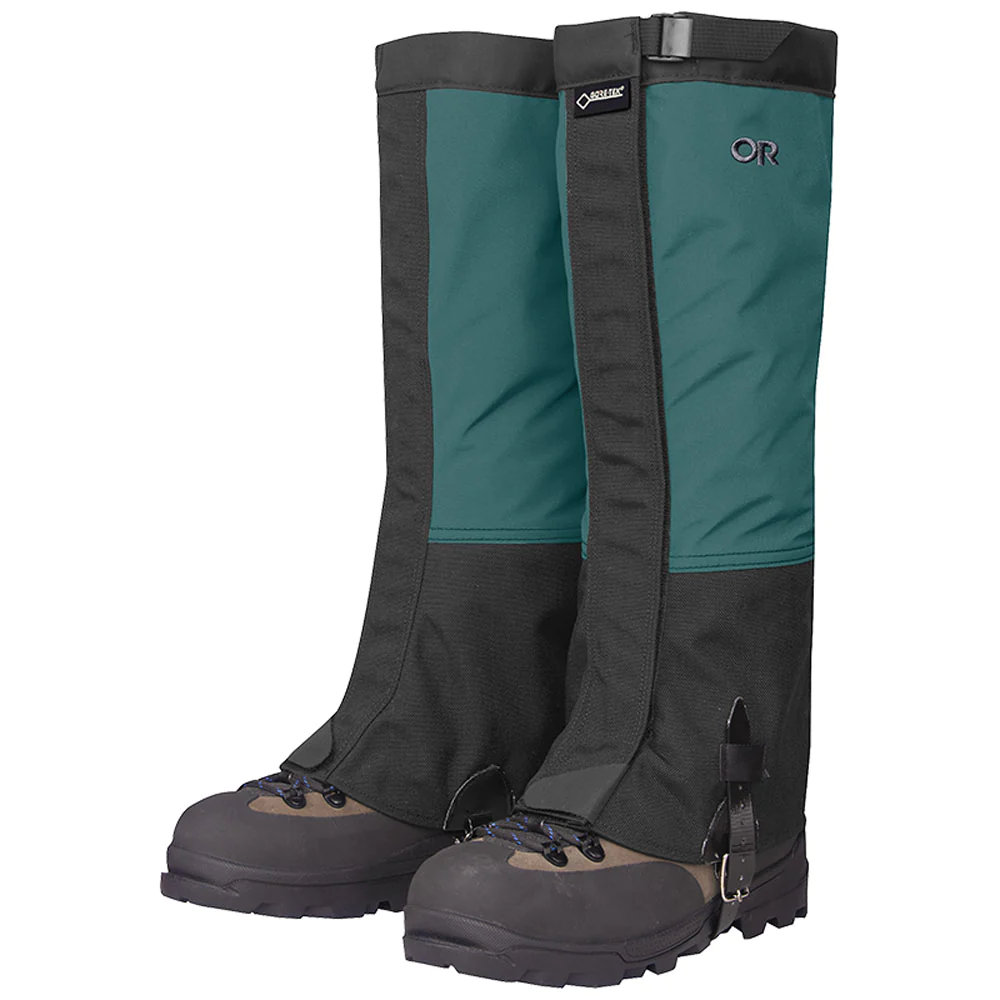 OUTDOOR RESEARCH Womens Crocodile Gaiters Mediterranean/Black