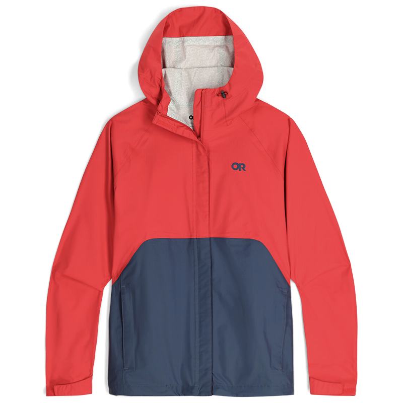 OUTDOOR RESEARCH Womens Apollo Rain Jacket Rhubarb/Dawn
