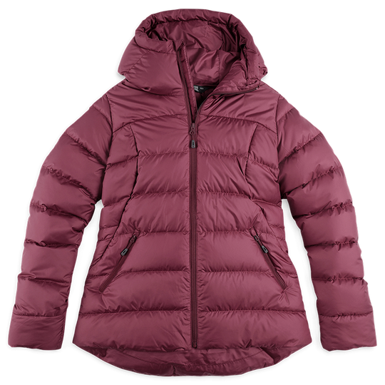 OUTDOOR RESEARCH Womens Coldfront Down Hoodie Kalamata
