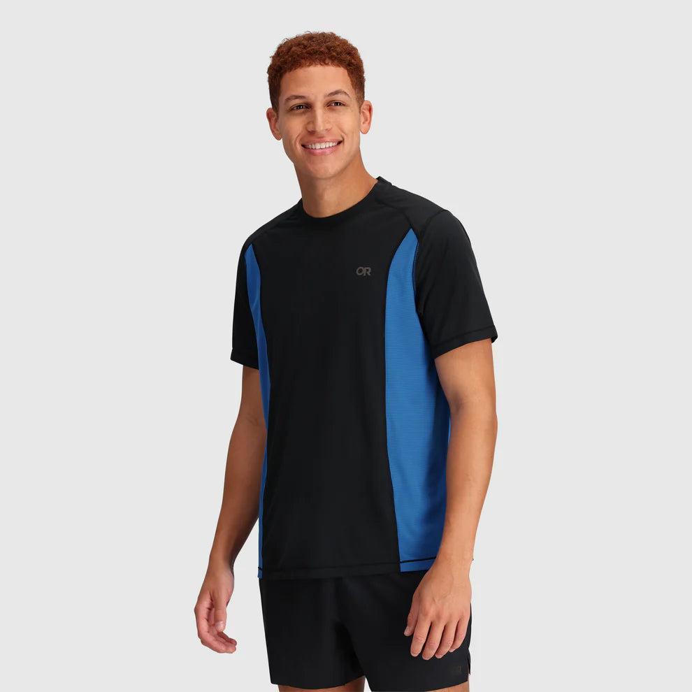 OUTDOOR RESEARCH MEN Echo T-Shirt Black/Classic Blue