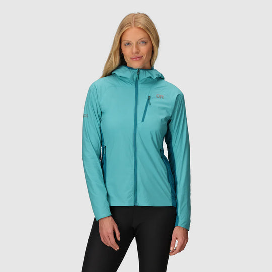 Outdoor Research Womens Deviator Hoodie Tidepool/Aurora