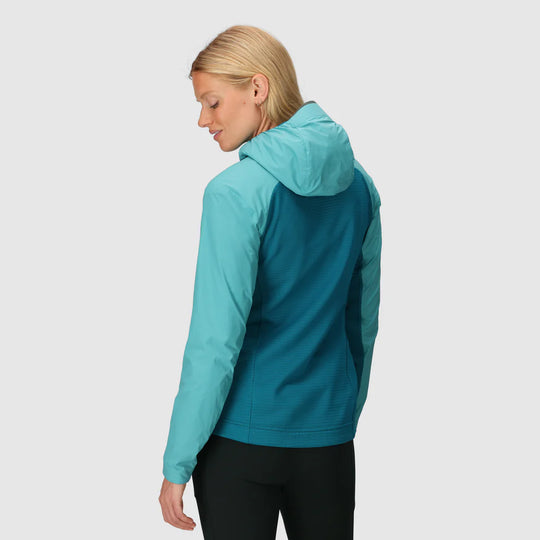 Outdoor Research Womens Deviator Hoodie Tidepool/Aurora