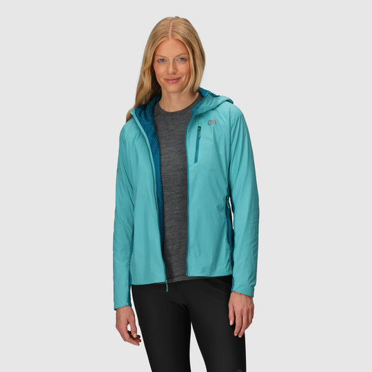 Outdoor Research Womens Deviator Hoodie Tidepool/Aurora