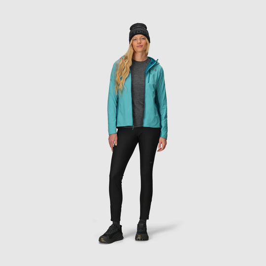 Outdoor Research Womens Deviator Hoodie Tidepool/Aurora