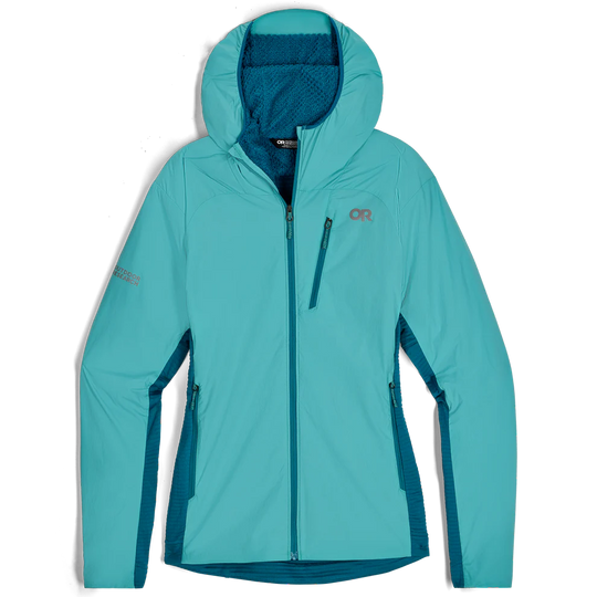 Outdoor Research Womens Deviator Hoodie Tidepool/Aurora