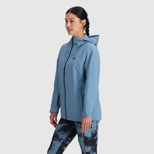 Outdoor Research Womens Stratoburst Stretch Rain Jacket Olympic