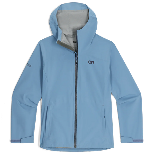 Outdoor Research Womens Stratoburst Stretch Rain Jacket Olympic