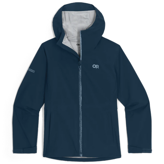 Outdoor Research Womens Stratoburst Stretch Rain Jacket Cenote