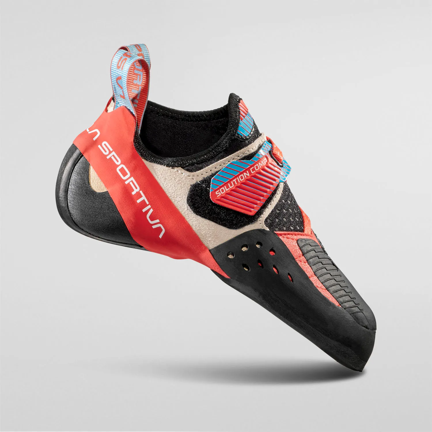 La Sportiva Solution Comp Woman Hibiscus/Malibu Blue Climbing Shoe