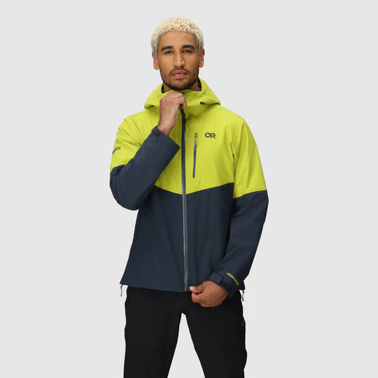 Outdoor Research Mens Foray 3L Jacket Viper/Atlantic