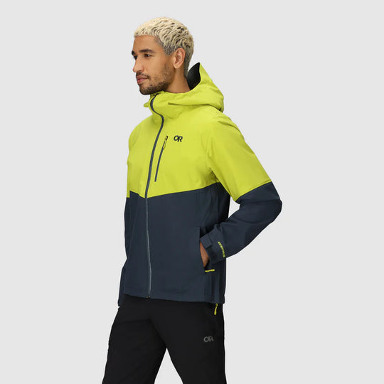 Outdoor Research Mens Foray 3L Jacket Viper/Atlantic