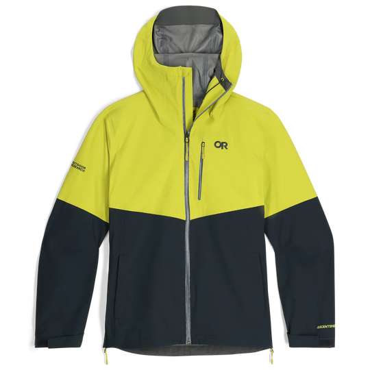 Outdoor Research Mens Foray 3L Jacket Viper/Atlantic