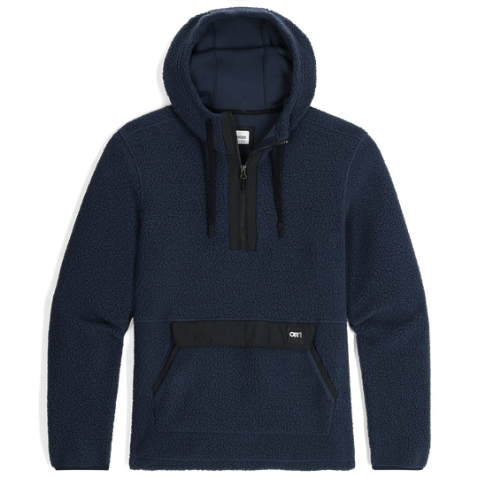 Outdoor Research Mens Grayland Fleece Pullover Hoodie Dark Navy
