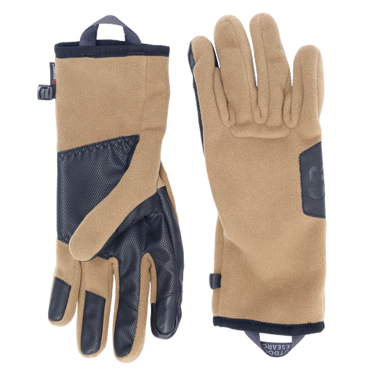 Outdoor Research Mens Gripper Sensor Windbloc Gloves Coyote