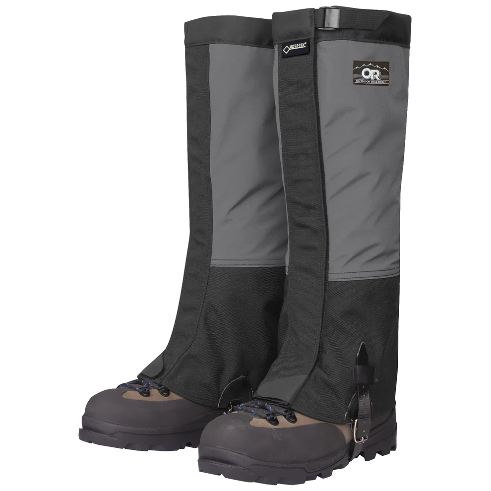 Outdoor Research Mens Crocodile Classic Gaiters Storm/Black