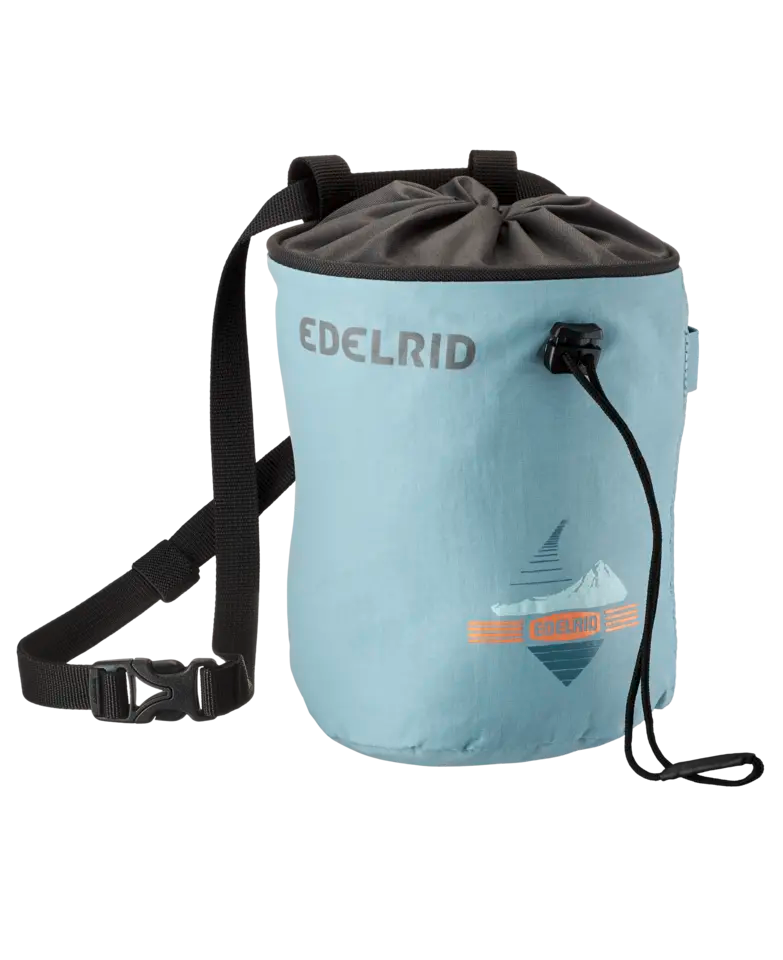 Edelrid Chalk Bag Rodeo large stone blue