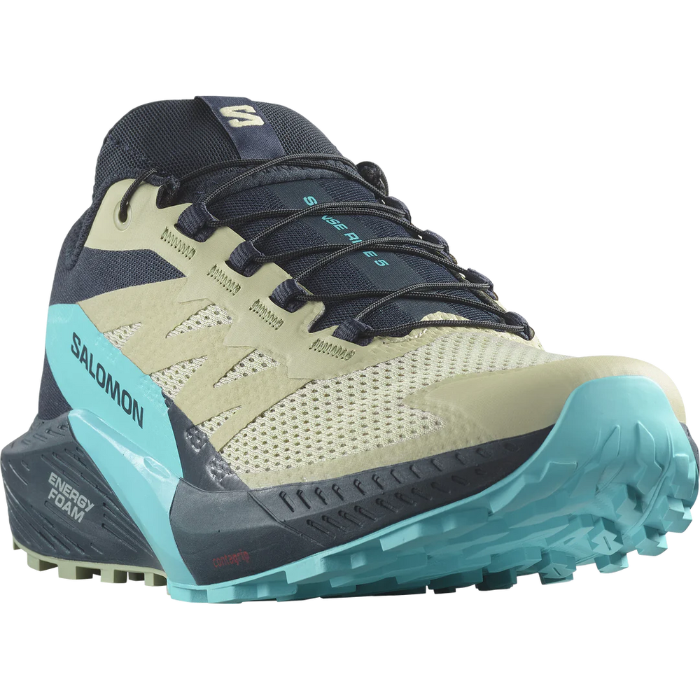 Salomon SENSE RIDE 5 Alfalfa/Carbon/Peablu