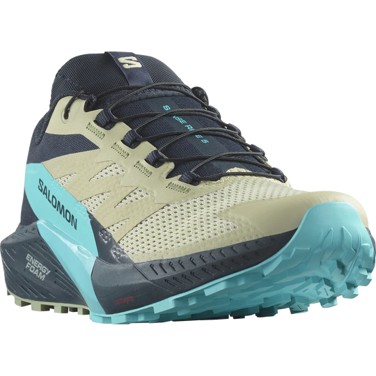 Salomon SENSE RIDE 5 Alfalfa/Carbon/Peablu