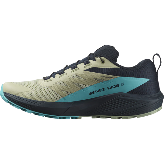 Salomon SENSE RIDE 5 Alfalfa/Carbon/Peablu