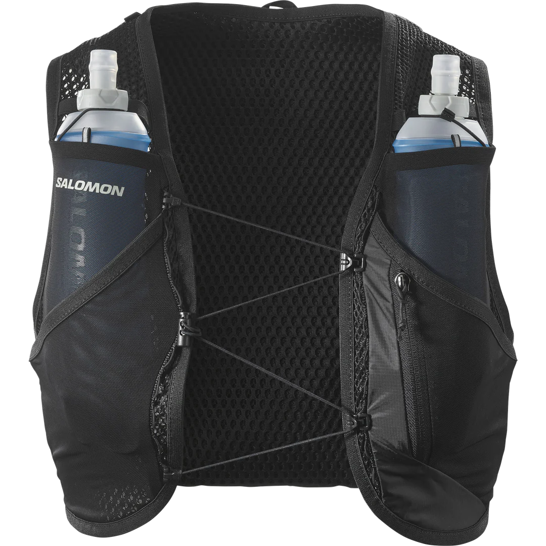 Salomon Active Skin 8 Set Black/Metal Run Vest