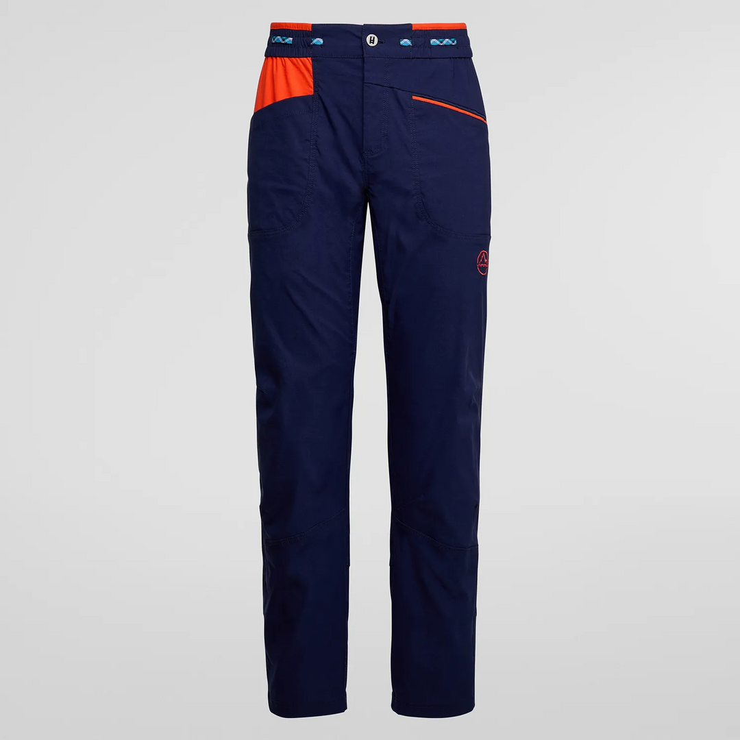La Sportiva Talus Pant M Deep Sea/Cherry Tomato