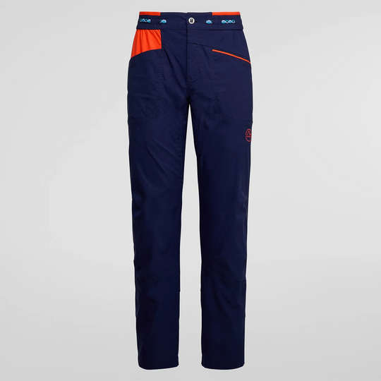 La Sportiva Talus Pant M Deep Sea/Cherry Tomato