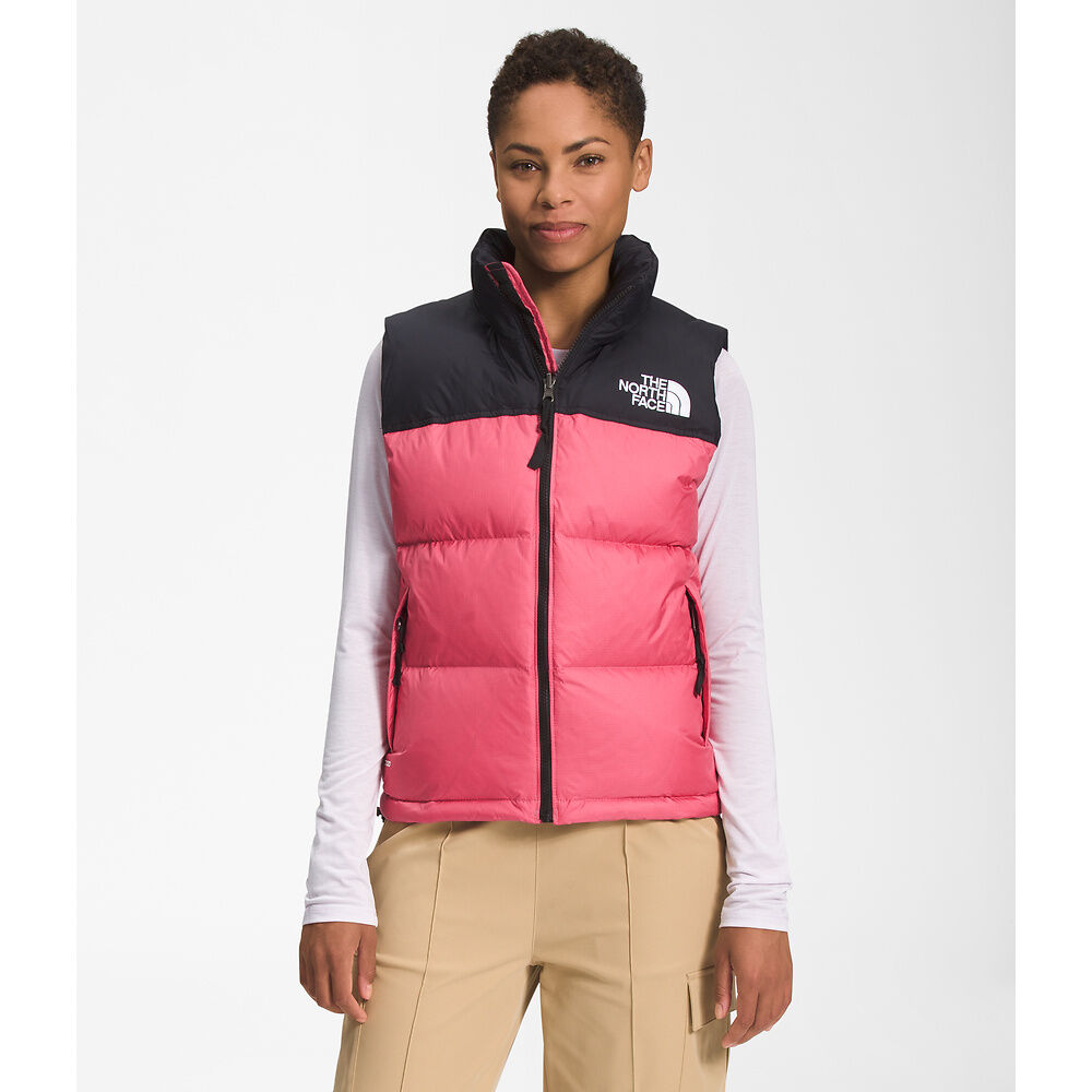 The North Face Womens 96 Retro Nuptse Vest Cosmo Pink Summit Gear