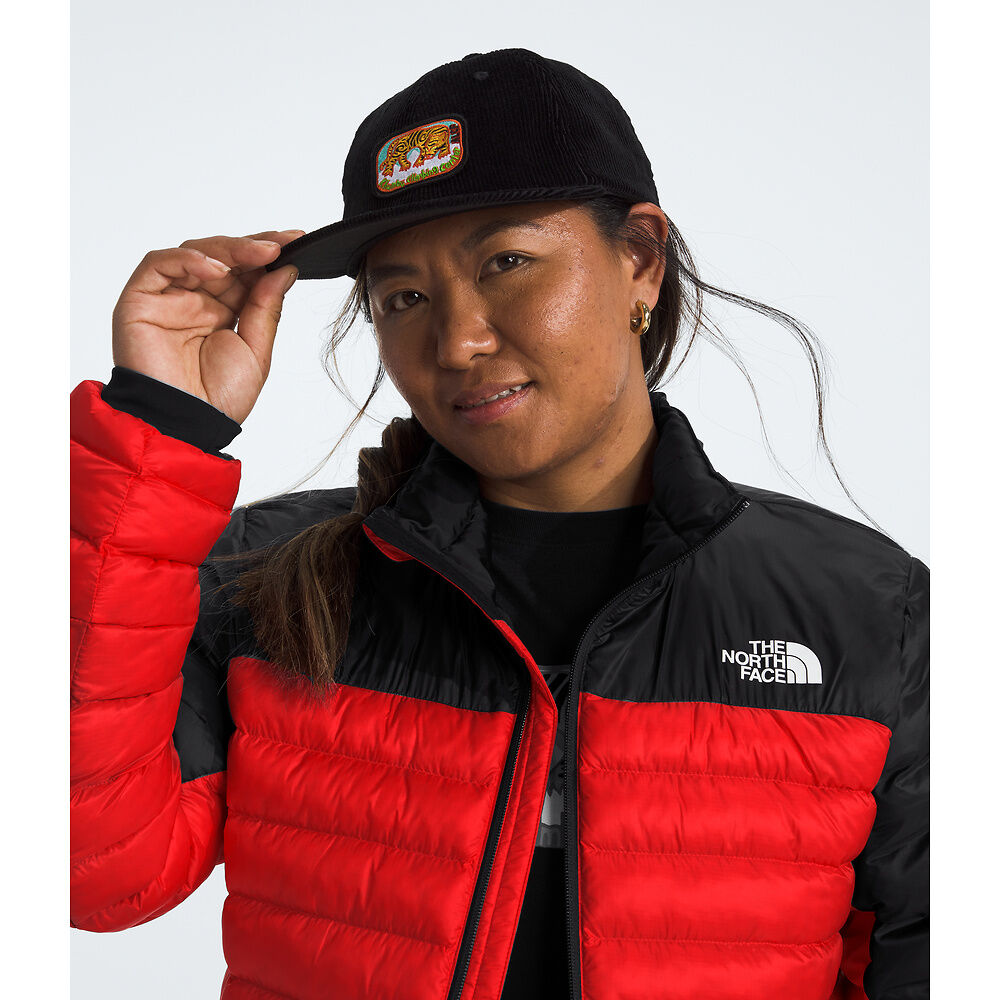 The North Face M Terra Peak JKT Fiery Red- TNF Black