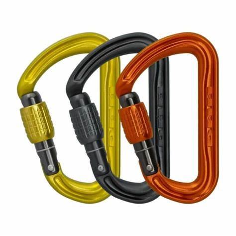 DMM Shadow Screwgate Colour 3 Pack Lime/Grey/Orange