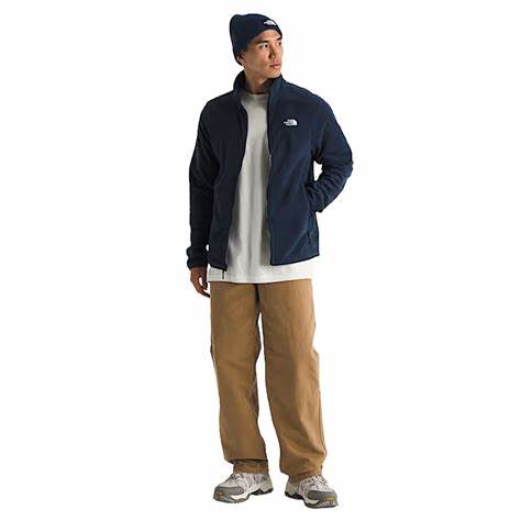 The North Face Mens Glacier Fleece Jacket Summit Navy