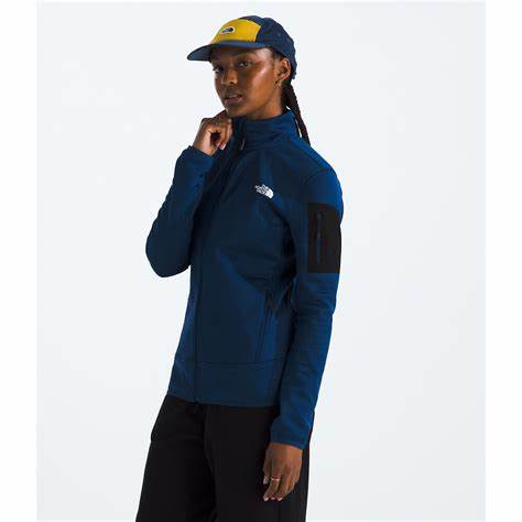 The North Face Womens Mistyescape Fleece Blue Eclipse-TNF Black