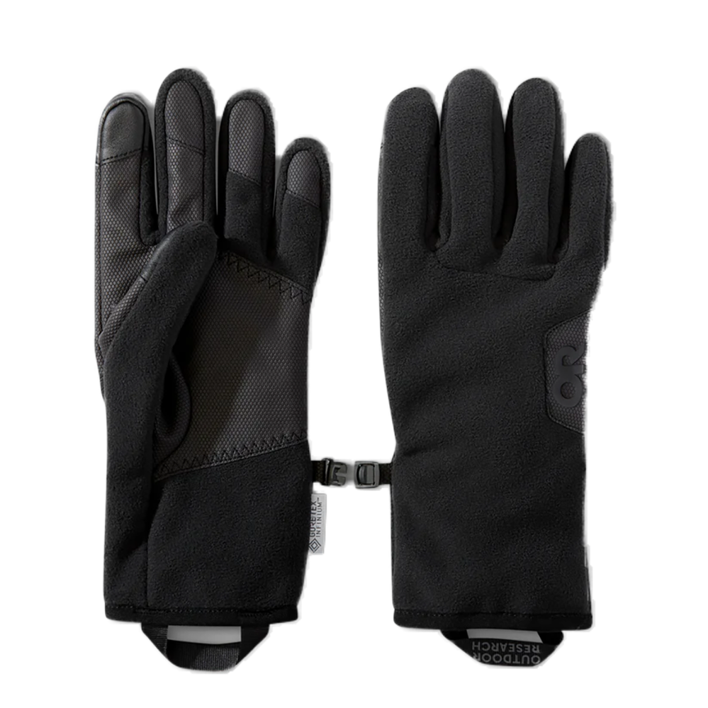 Outdoor Research Mens Gripper Sensor Windbloc Gloves Black