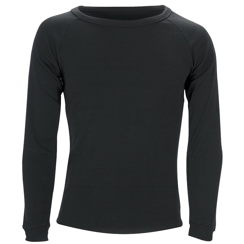 Sherpa Unisex Long Sleeve Polypro Thermal Top Black