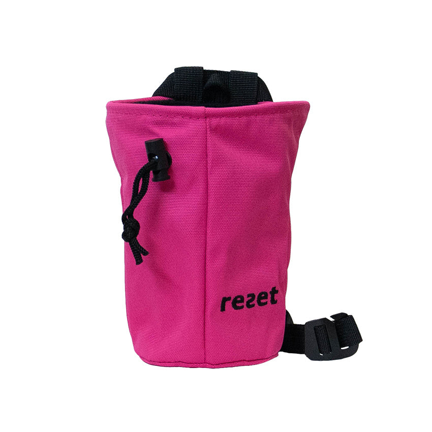 RESET Pink Chalk Bag with Belt