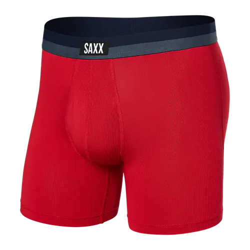 SAXX Sport Mesh Boxer Brief Fy Cherry