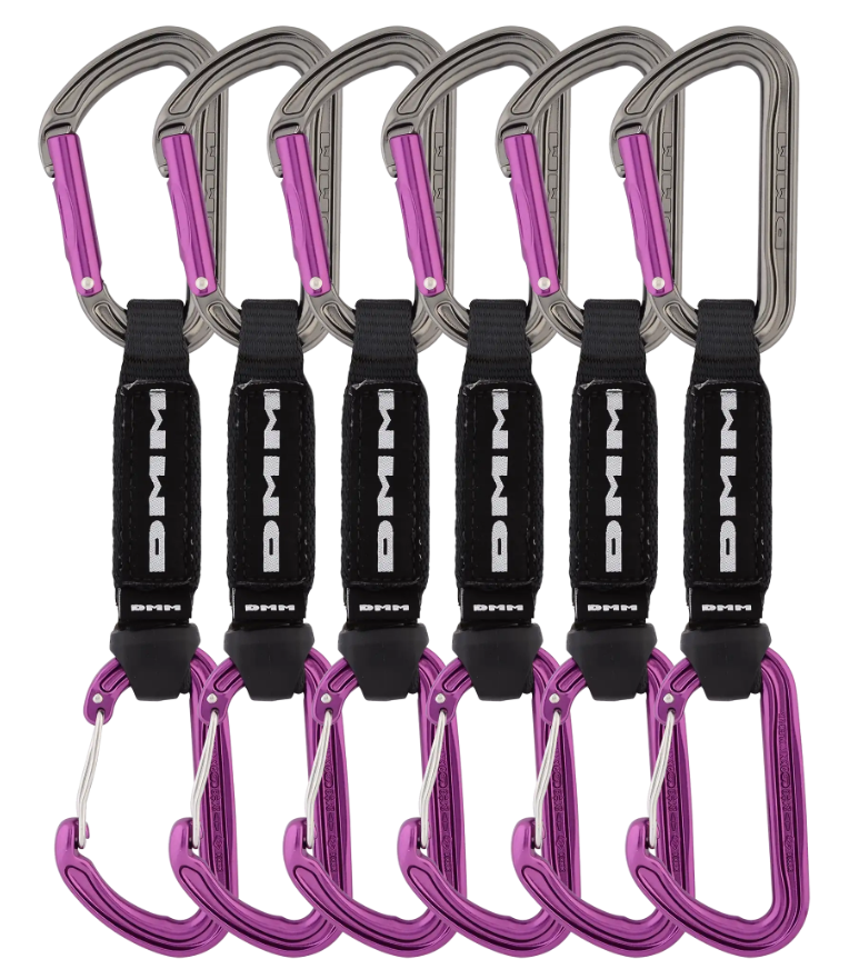 DMM Shadow/Spectre Hybrid Quickdraw 12Cm Purple 6 Pack