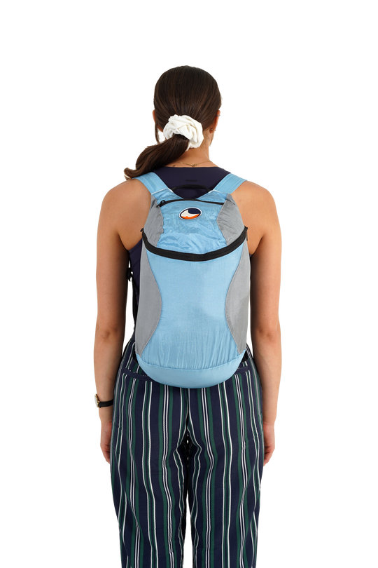 Ticket To The Moon Mini Backpack Sky Blue / Light Grey (15L)