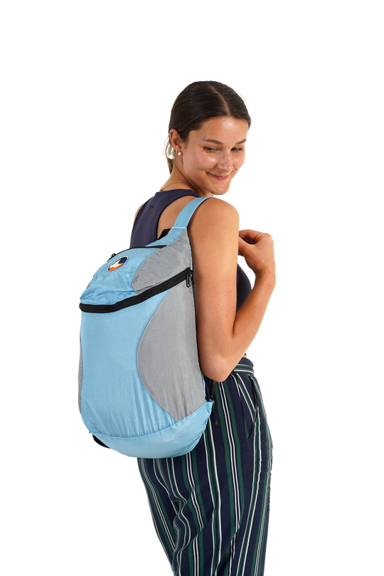Ticket To The Moon Mini Backpack Sky Blue / Light Grey (15L)