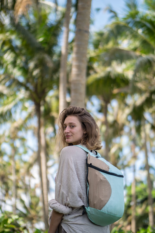 Ticket To The Moon Mini Backpack Mint / Ice Brown (15L)