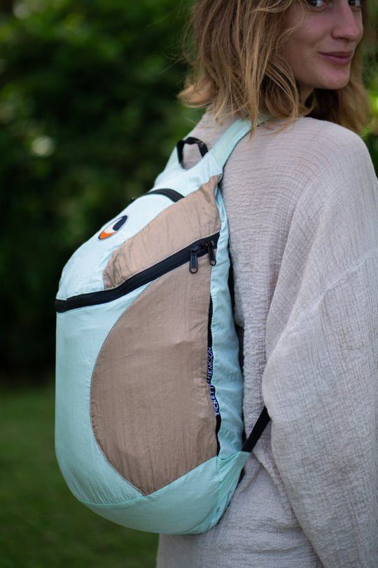 Ticket To The Moon Mini Backpack Mint / Ice Brown (15L)