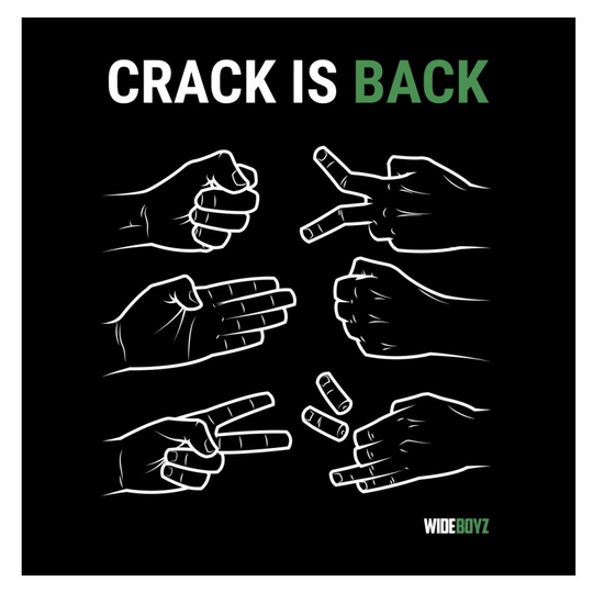 Wide Boyz Crack is Back T-Shirt Black