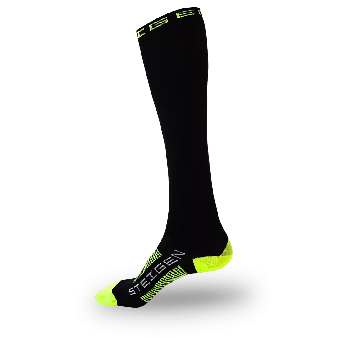 Steigen Black Running Socks Full Length
