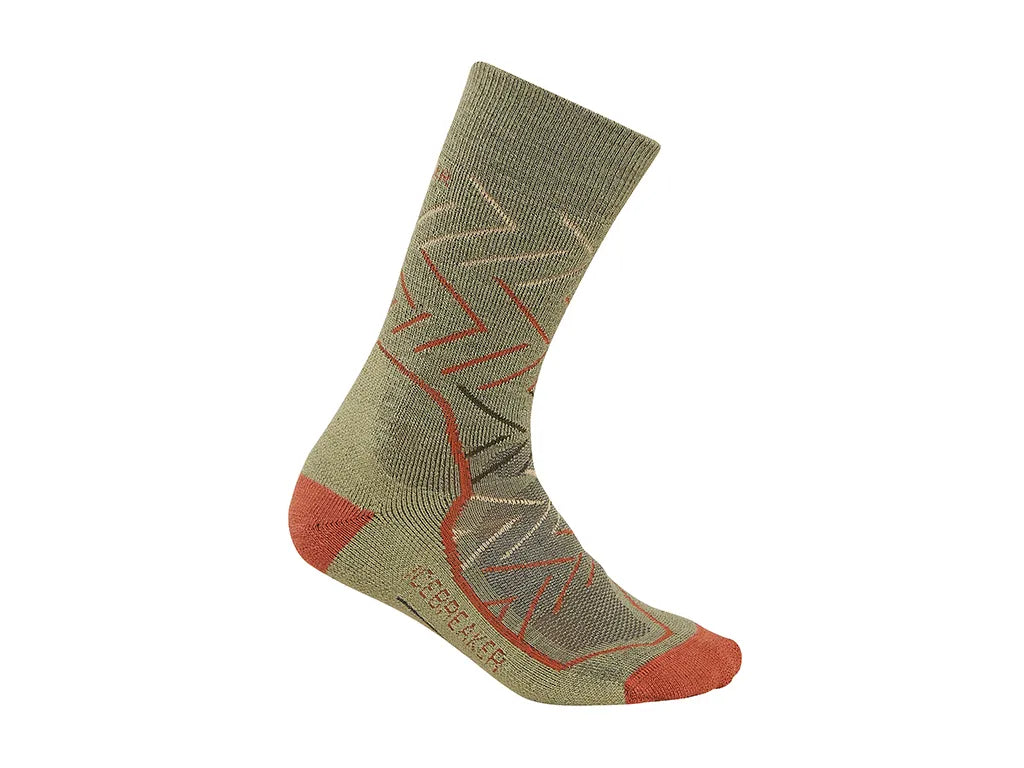Icebreaker W Merino Hike+ Medium Crew Lichen