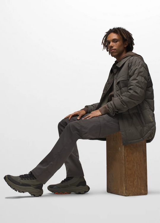 Prana Mens Stretch Zion Pant 32 Dark Iron