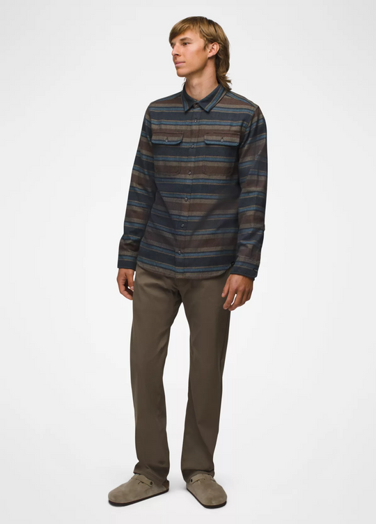 Prana Mens Brion Pant 32inch Inseam Mud