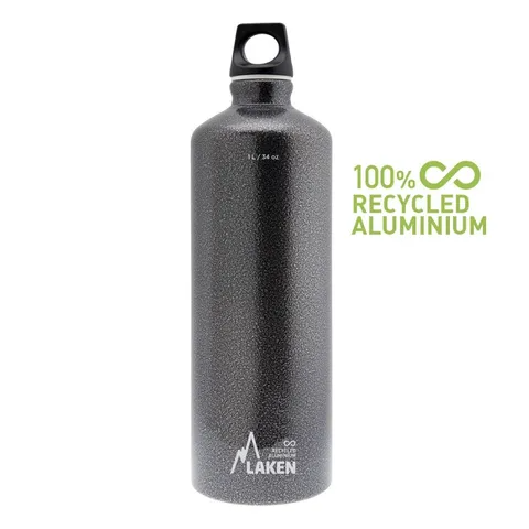 LAKEN Aluminium bottle Futura 1 L. granite
