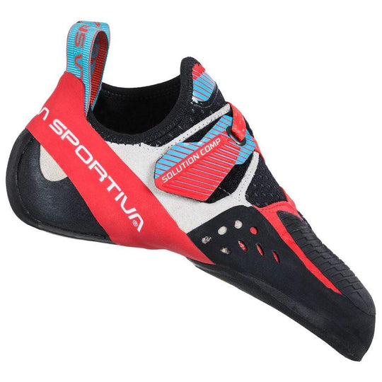 La Sportiva Solution Comp Womens Hibiscus/Malibu Blue Climbing Shoe